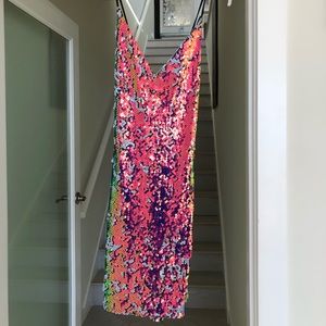 Sparkling Mermaid Mini Dress